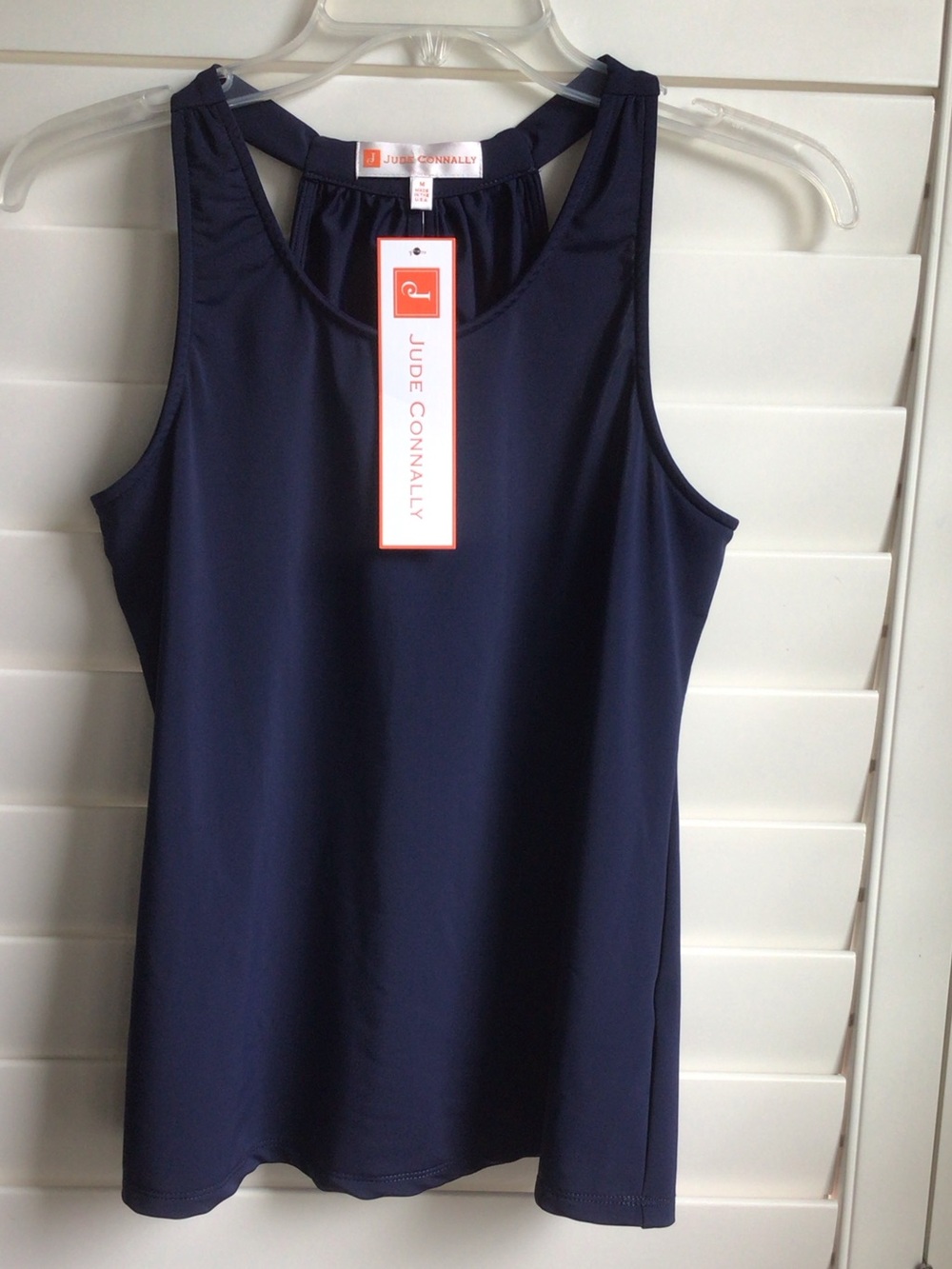 Jude Connally Charlie women’s Navy Sleeveless Scoop Neck Tank NWT